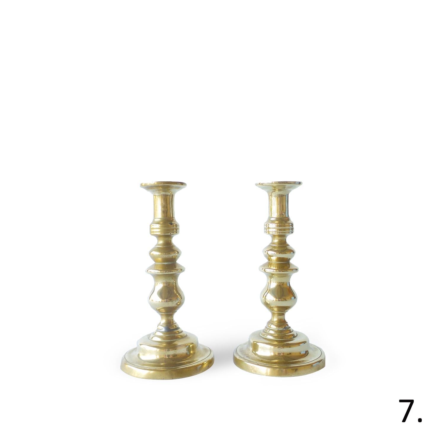 Antique Brass Candlesticks (Assorted)